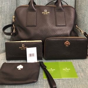 Kate Spade Bag w/ matching wallets